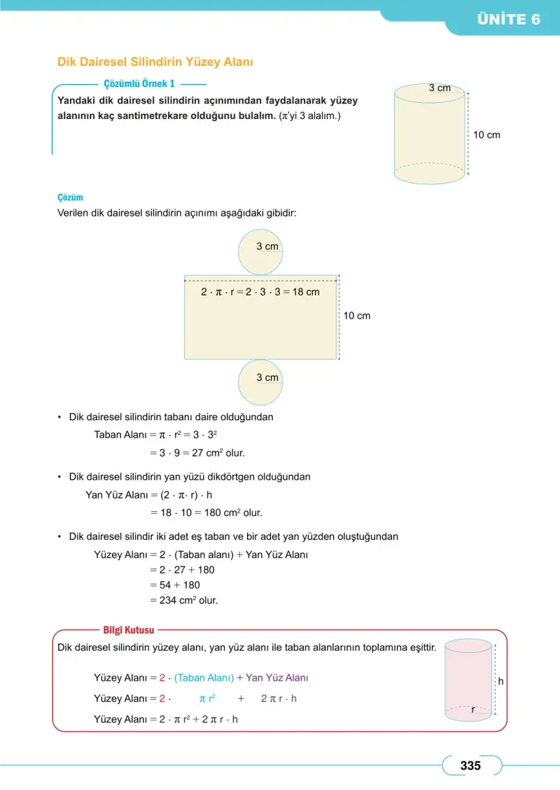 8. Sınıf Matematik Ders Kitabı Cevapları Meb Yayınları Sayfa 335