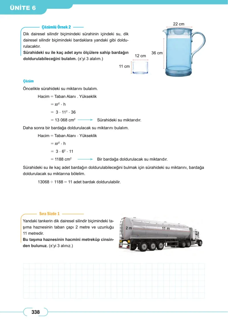8. Sınıf Matematik Ders Kitabı Cevapları Meb Yayınları Sayfa 338
