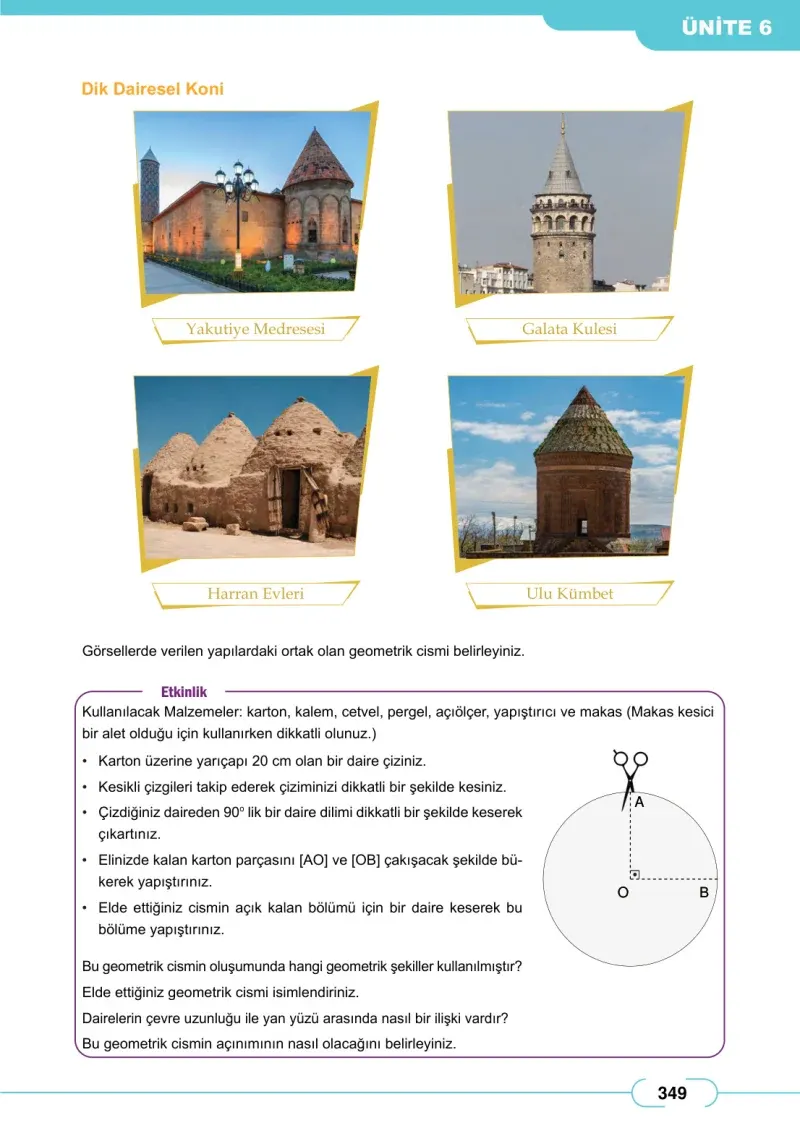 8. Sınıf Matematik Ders Kitabı Cevapları Meb Yayınları Sayfa 349