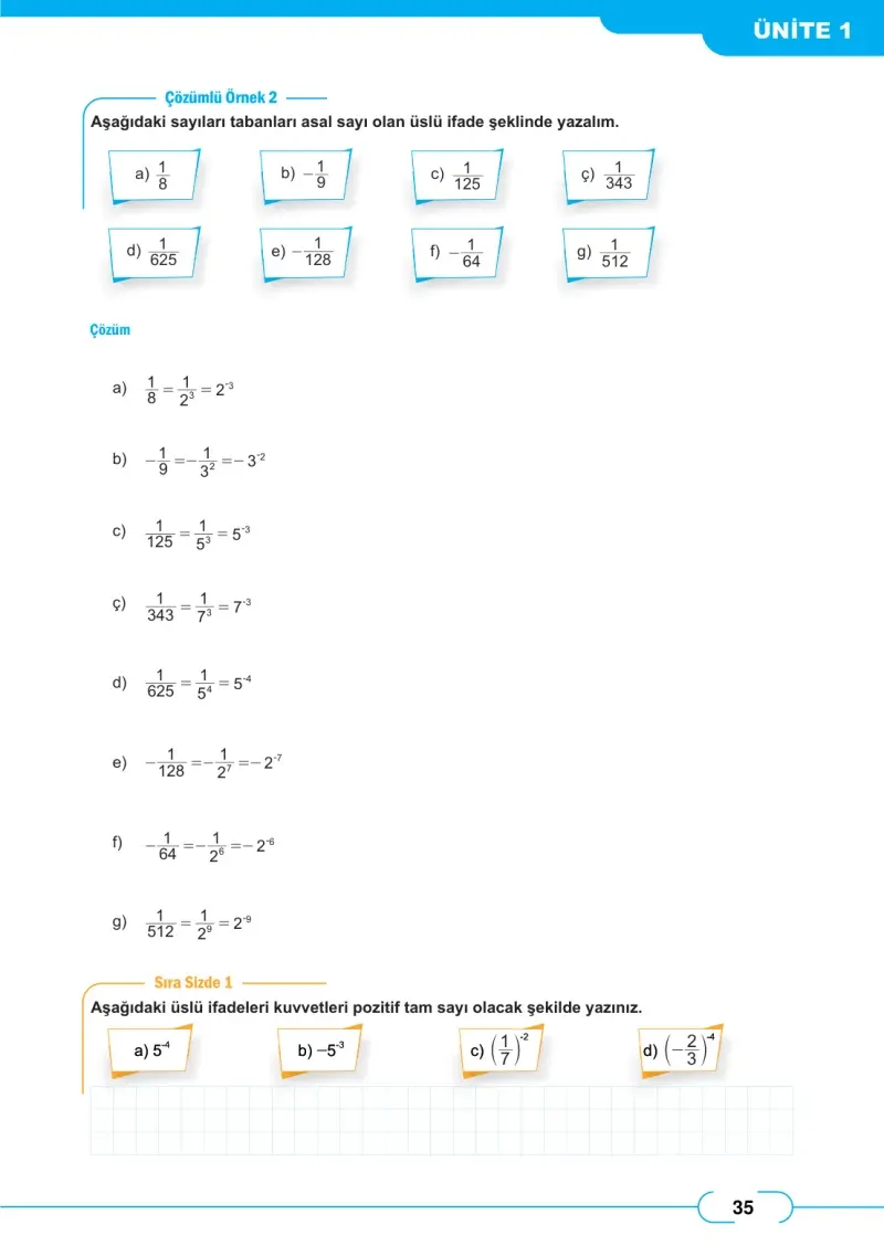 8. Sınıf Matematik Ders Kitabı Cevapları Meb Yayınları Sayfa 35