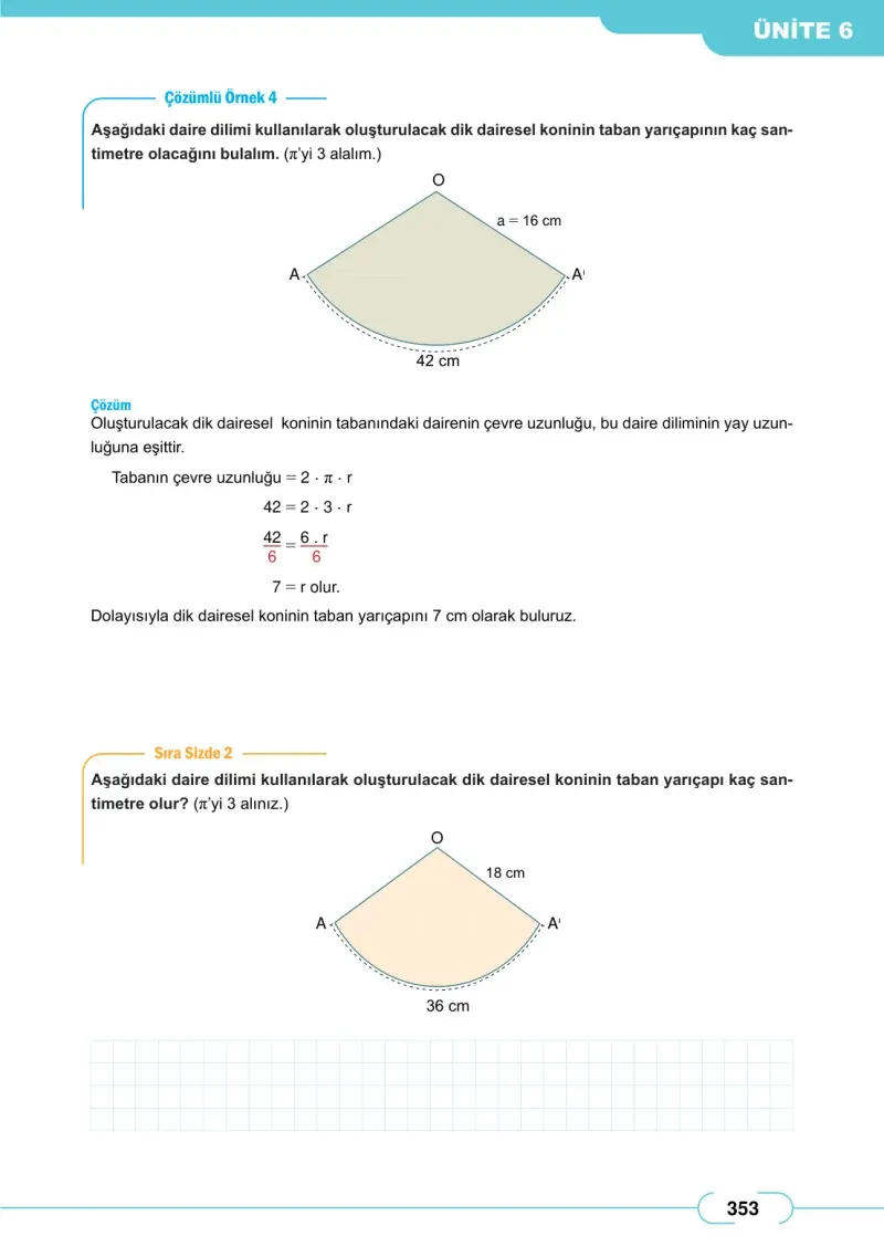 8. Sınıf Matematik Ders Kitabı Cevapları Meb Yayınları Sayfa 353