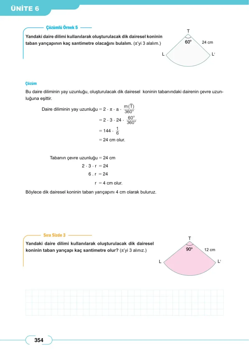 8. Sınıf Matematik Ders Kitabı Cevapları Meb Yayınları Sayfa 354