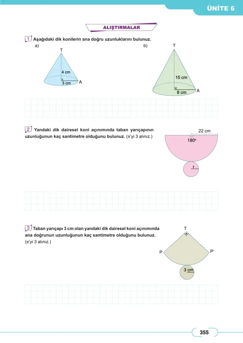 8. Sınıf Matematik Ders Kitabı Cevapları Meb Yayınları Sayfa 355