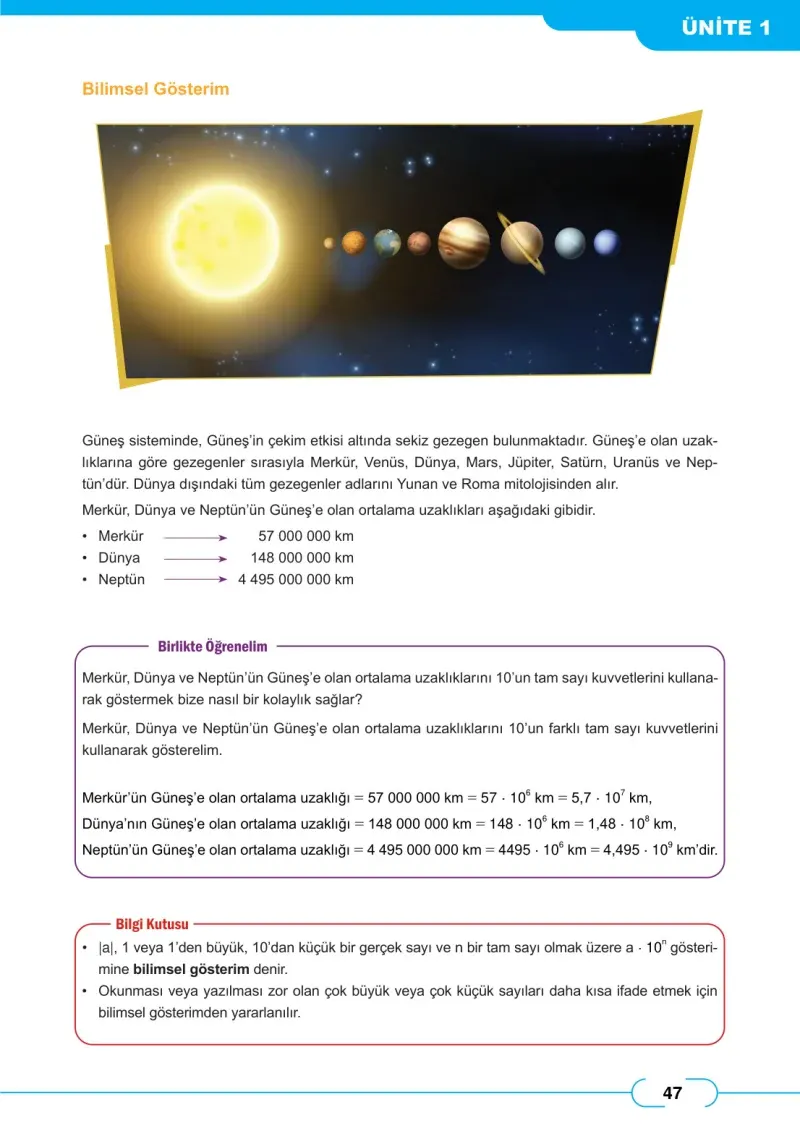 8. Sınıf Matematik Ders Kitabı Cevapları Meb Yayınları Sayfa 47