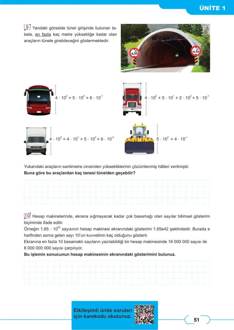 8. Sınıf Matematik Ders Kitabı Cevapları Meb Yayınları Sayfa 51