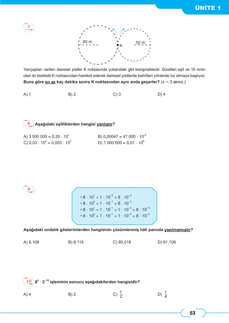 8. Sınıf Matematik Ders Kitabı Cevapları Meb Yayınları Sayfa 53