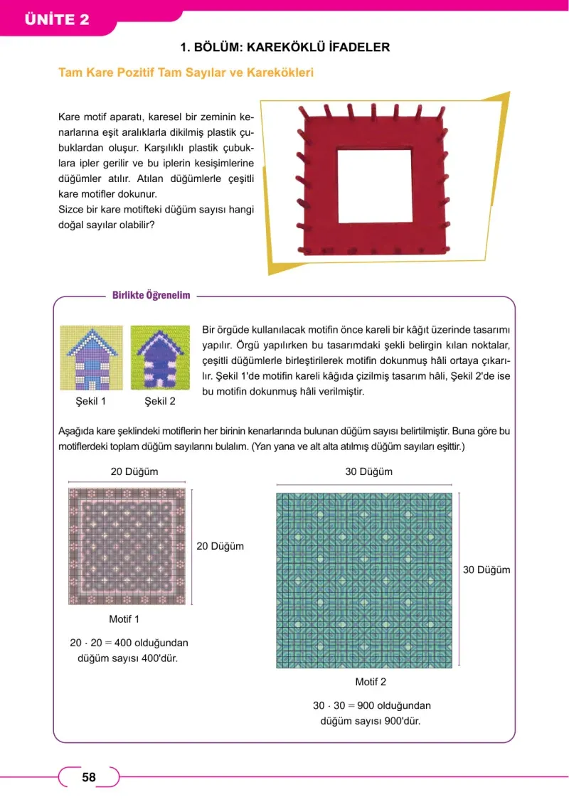 8. Sınıf Matematik Ders Kitabı Cevapları Meb Yayınları Sayfa 58