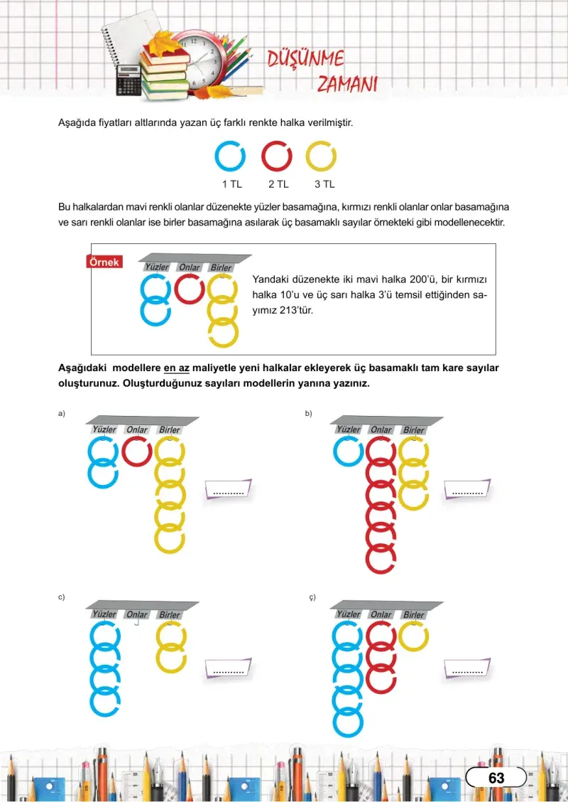 8. Sınıf Matematik Ders Kitabı Cevapları Meb Yayınları Sayfa 63