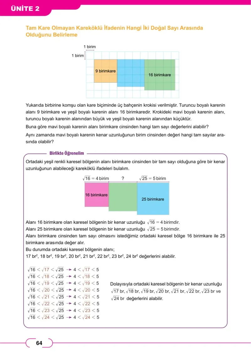 8. Sınıf Matematik Ders Kitabı Cevapları Meb Yayınları Sayfa 64