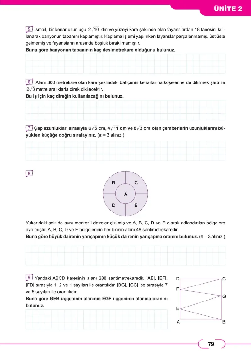 8. Sınıf Matematik Ders Kitabı Cevapları Meb Yayınları Sayfa 79