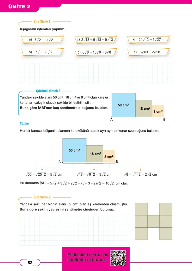 8. Sınıf Matematik Ders Kitabı Cevapları Meb Yayınları Sayfa 82