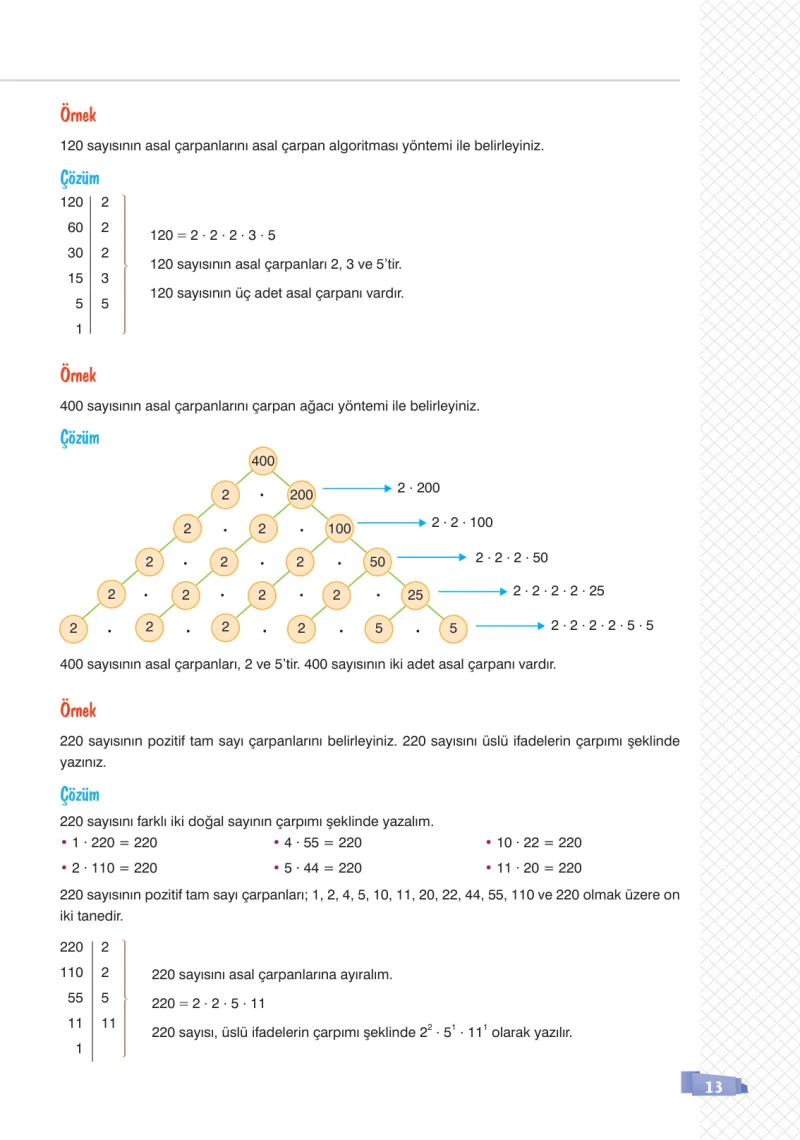 8. Sınıf Matematik Ders Kitabı Cevapları Sonuç Yayınları Sayfa 13