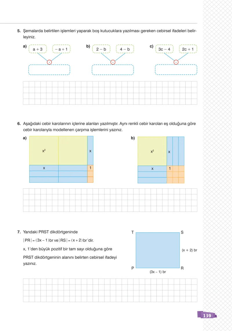 8. Sınıf Matematik Ders Kitabı Cevapları Sonuç Yayınları Sayfa 139
