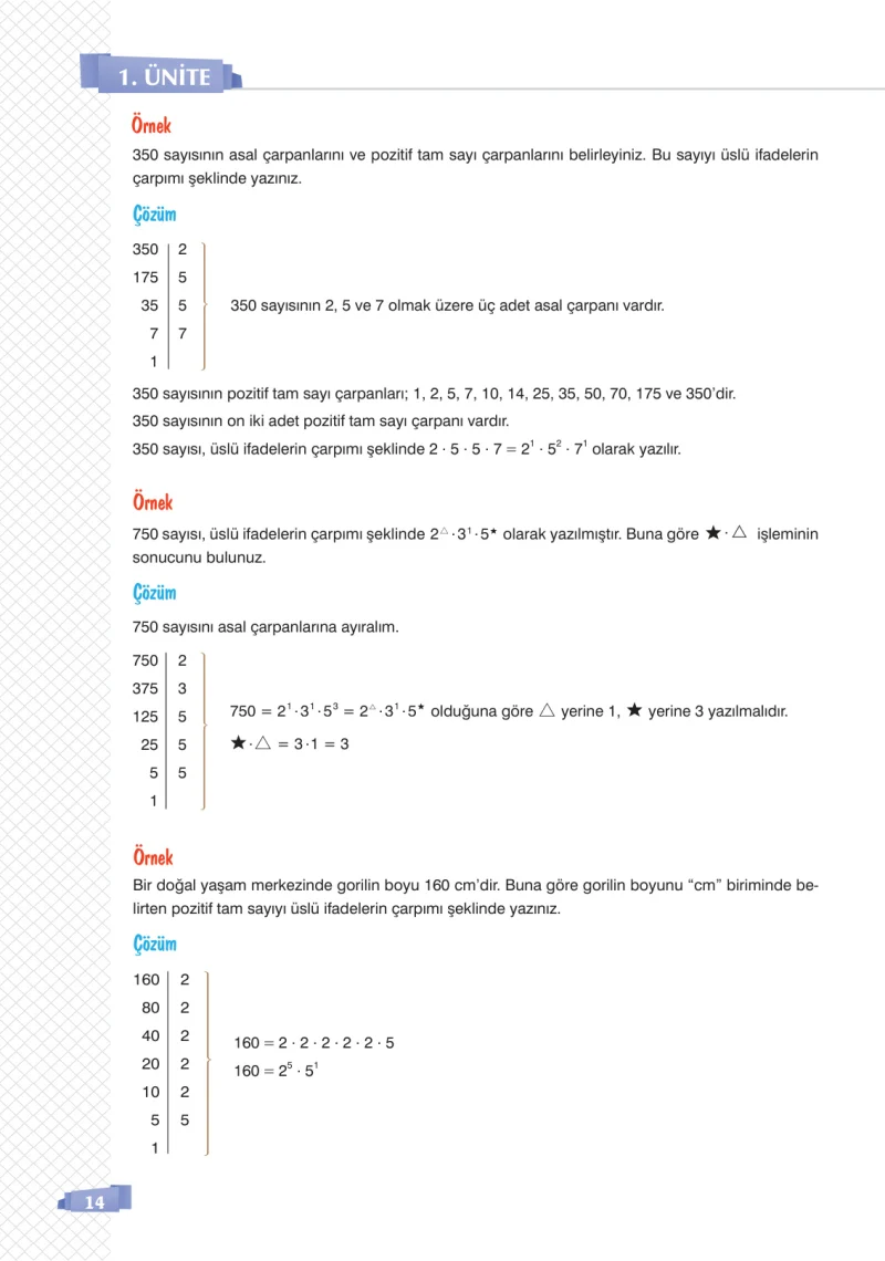 8. Sınıf Matematik Ders Kitabı Cevapları Sonuç Yayınları Sayfa 14
