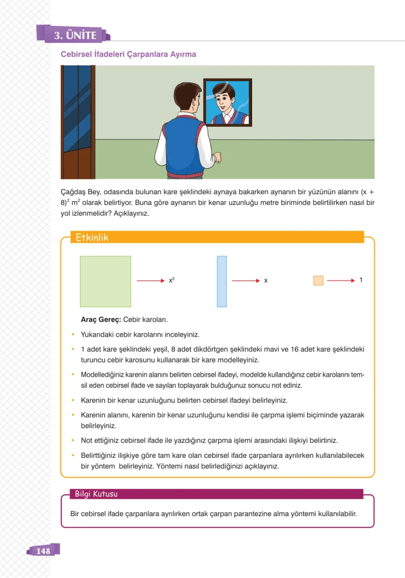 8. Sınıf Matematik Ders Kitabı Cevapları Sonuç Yayınları Sayfa 148