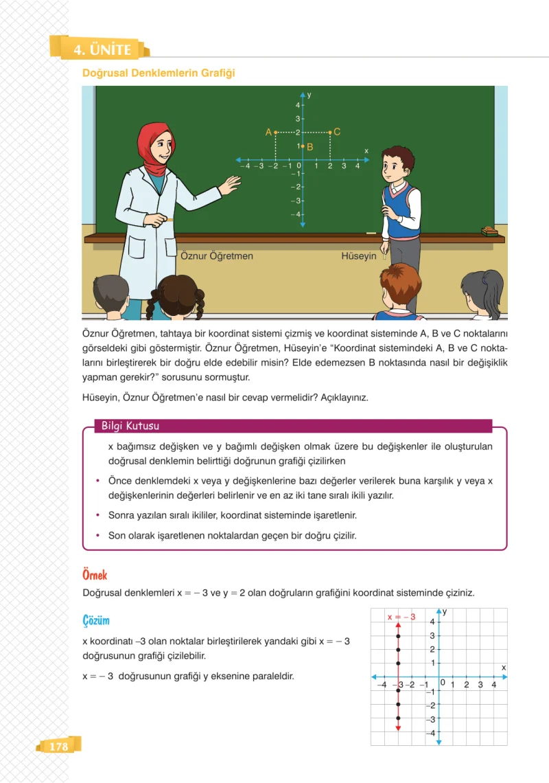 8. Sınıf Matematik Ders Kitabı Cevapları Sonuç Yayınları Sayfa 178