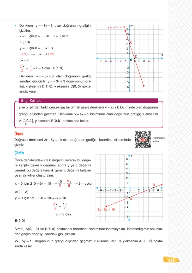 8. Sınıf Matematik Ders Kitabı Cevapları Sonuç Yayınları Sayfa 181