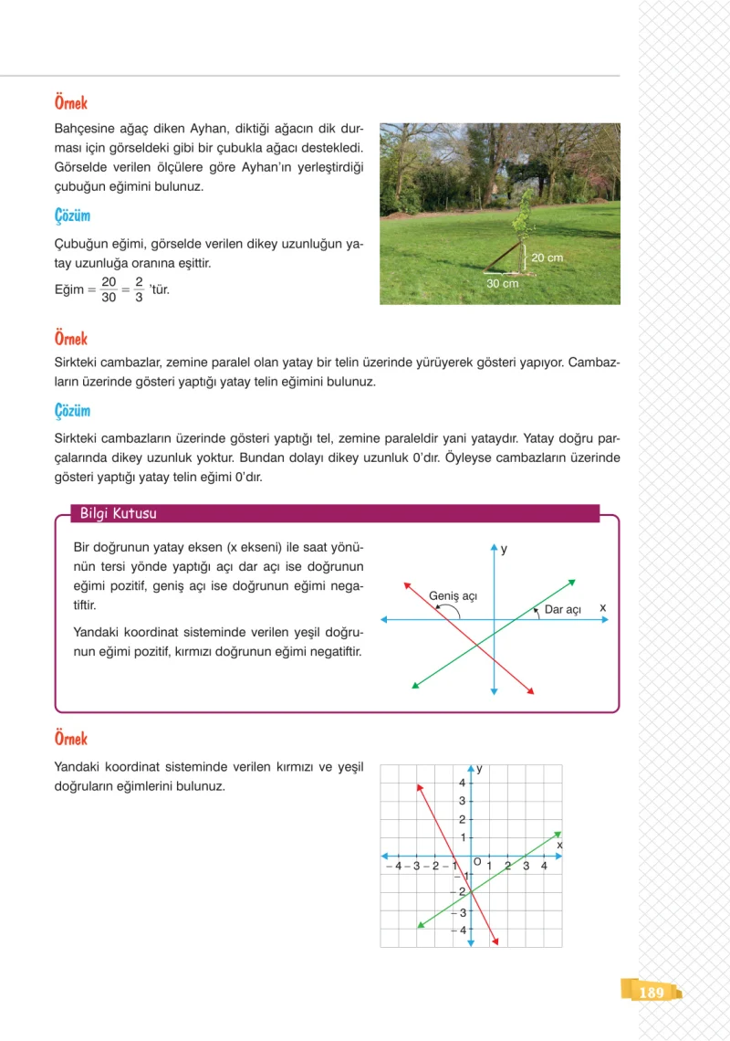 8. Sınıf Matematik Ders Kitabı Cevapları Sonuç Yayınları Sayfa 189