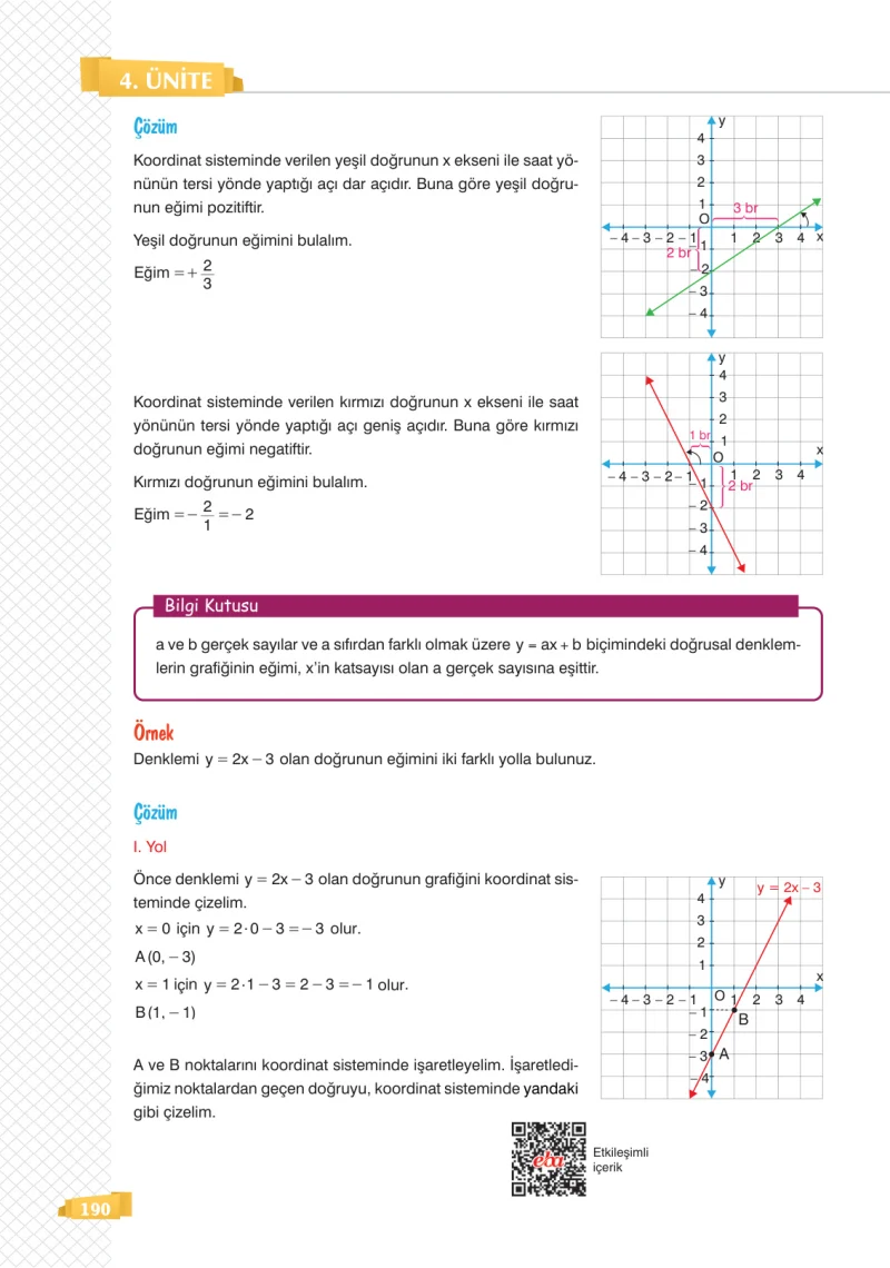 8. Sınıf Matematik Ders Kitabı Cevapları Sonuç Yayınları Sayfa 190