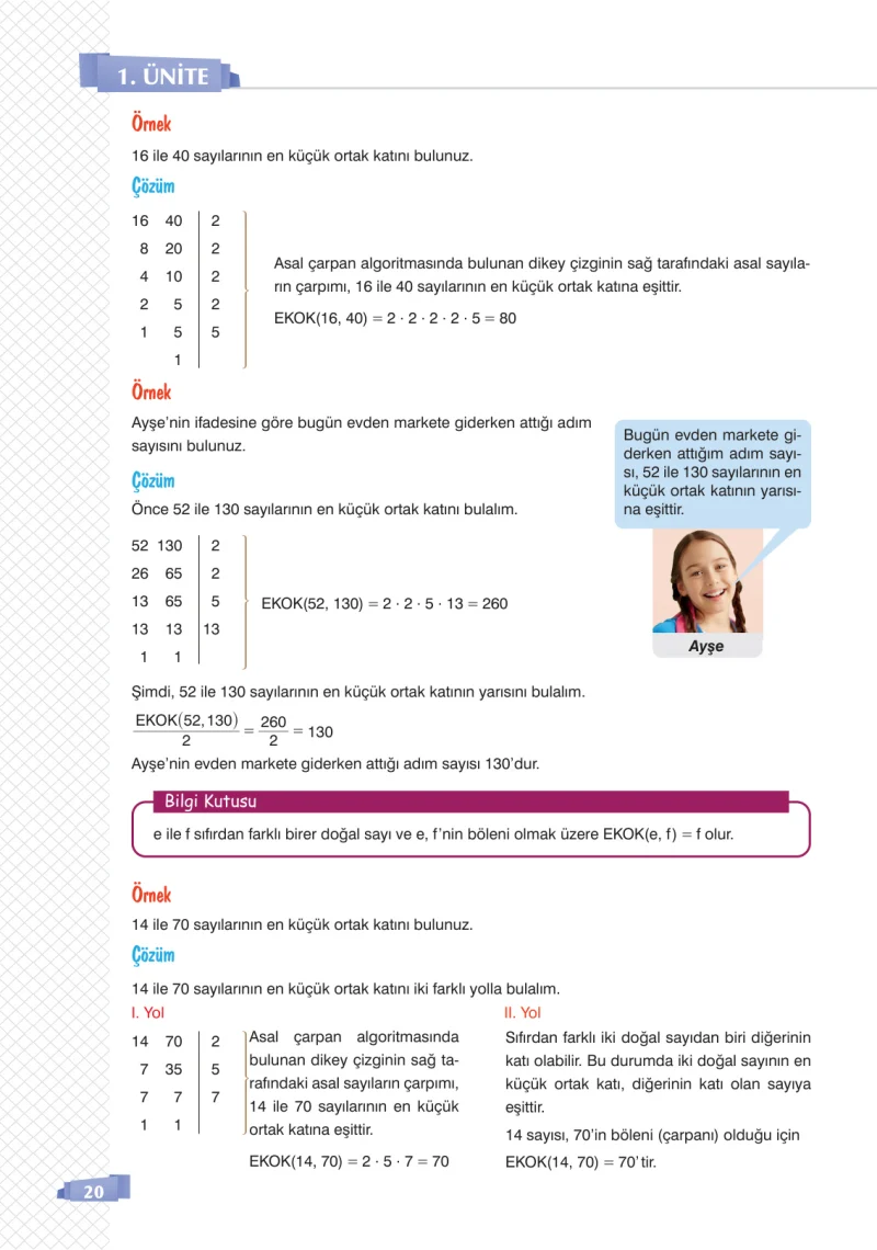 8. Sınıf Matematik Ders Kitabı Cevapları Sonuç Yayınları Sayfa 20