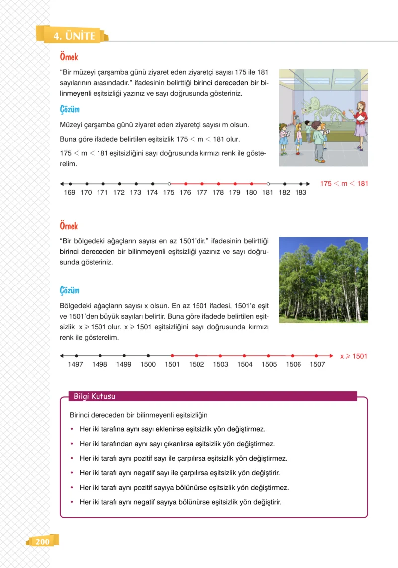 8. Sınıf Matematik Ders Kitabı Cevapları Sonuç Yayınları Sayfa 200