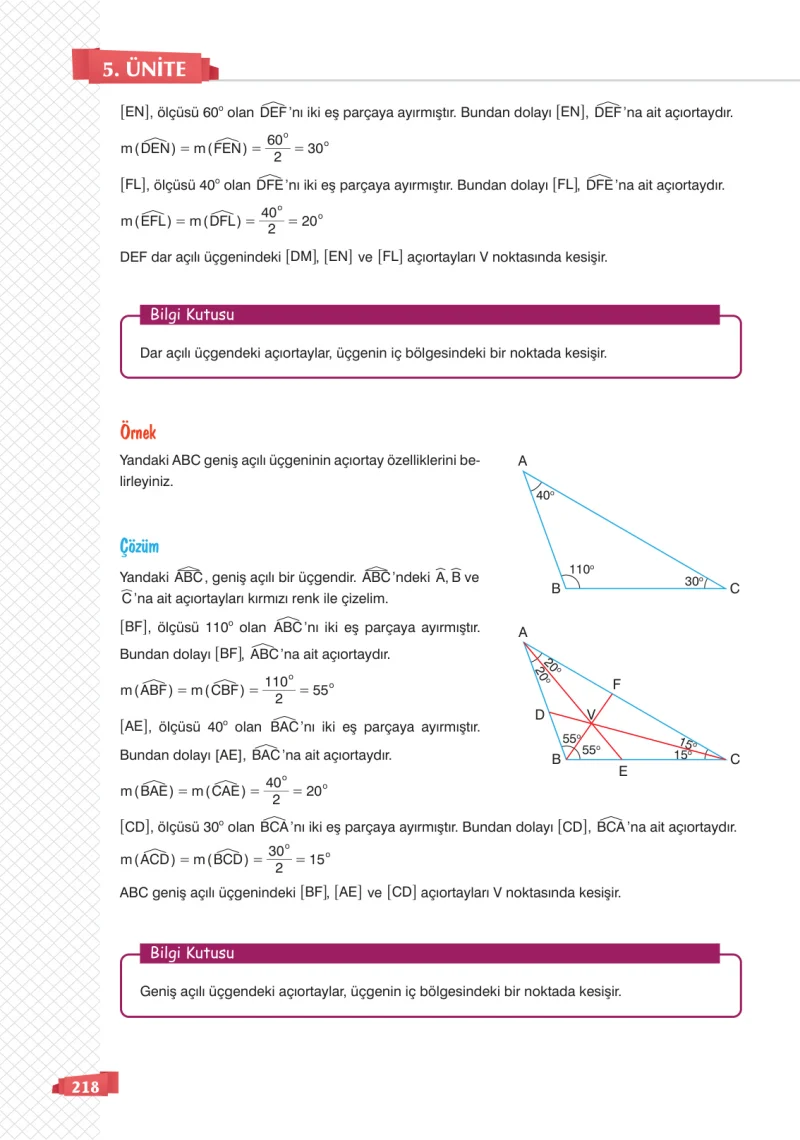 8. Sınıf Matematik Ders Kitabı Cevapları Sonuç Yayınları Sayfa 218