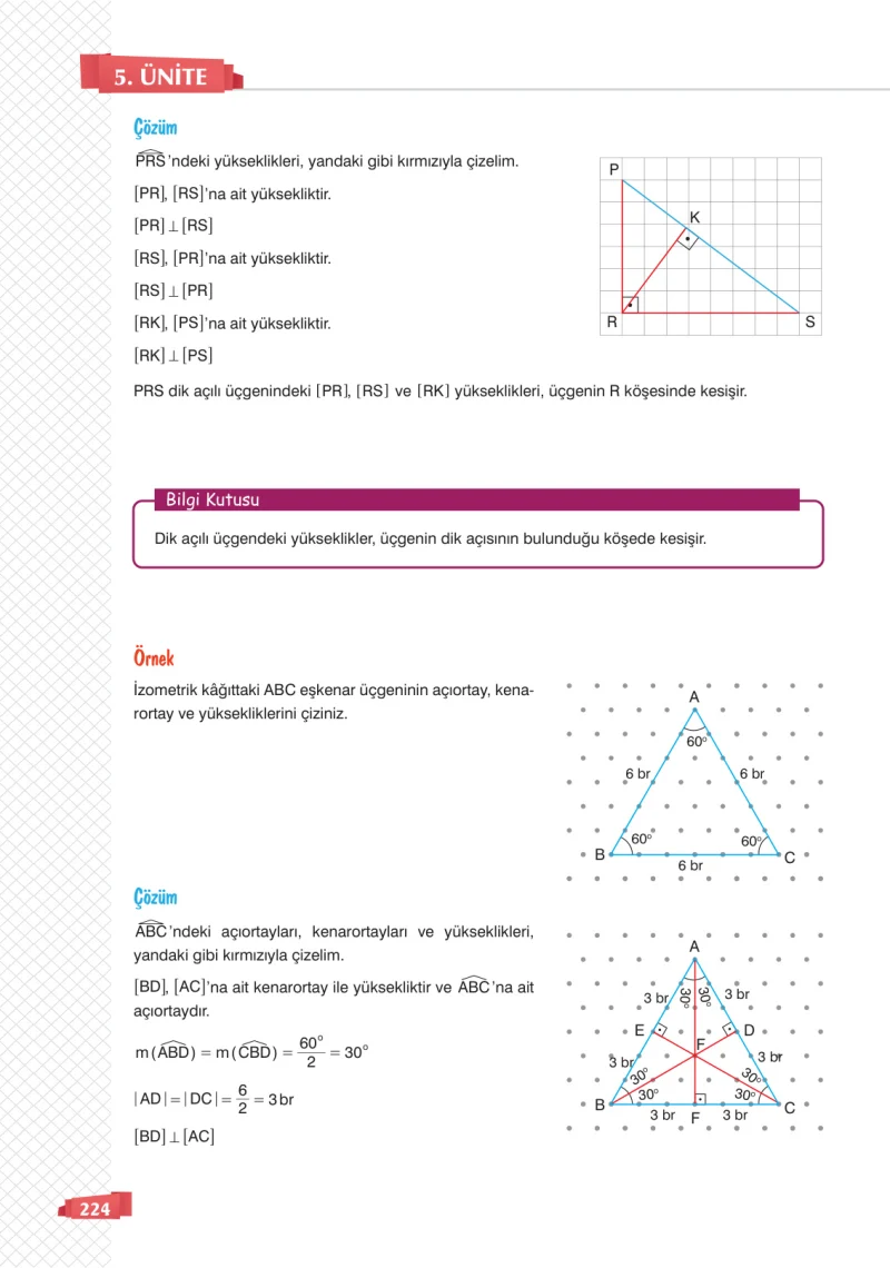 8. Sınıf Matematik Ders Kitabı Cevapları Sonuç Yayınları Sayfa 224