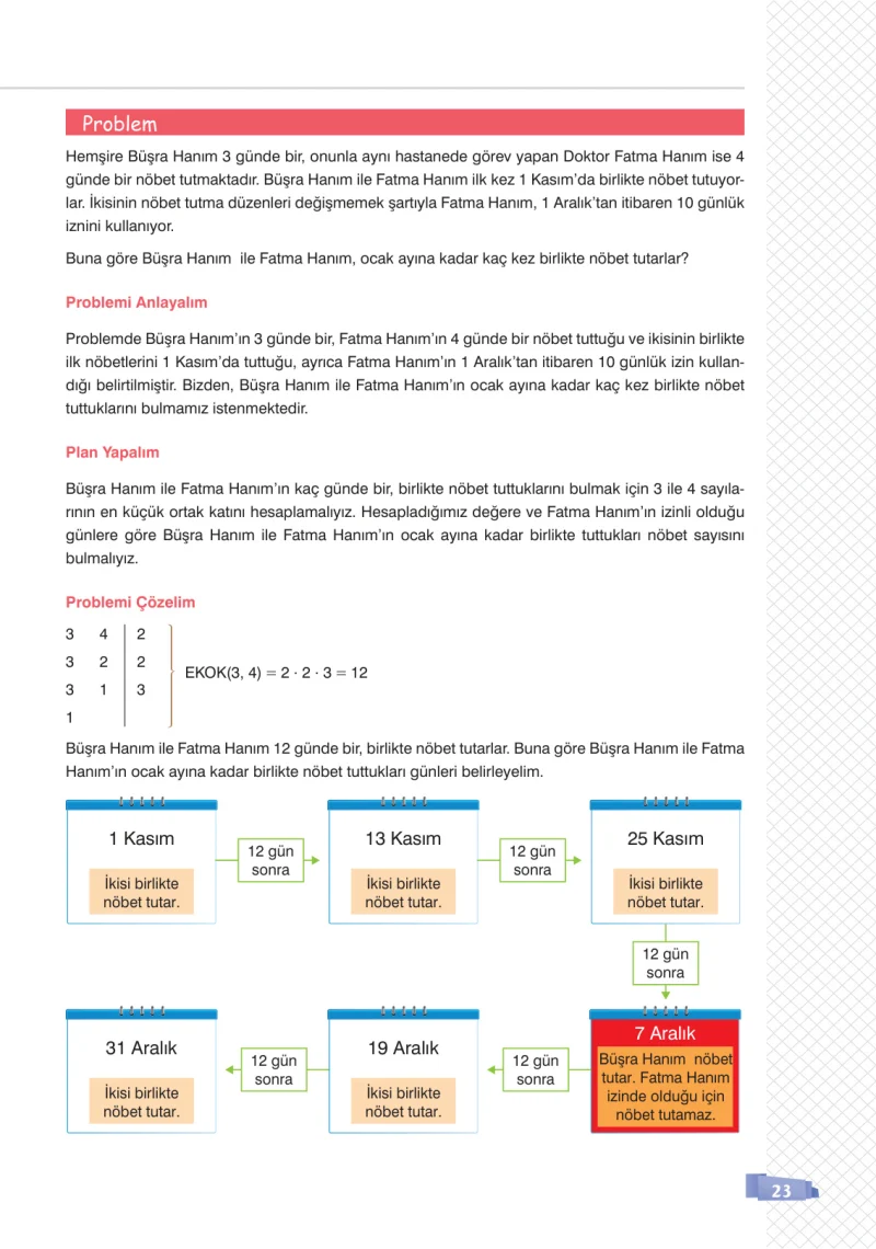 8. Sınıf Matematik Ders Kitabı Cevapları Sonuç Yayınları Sayfa 23