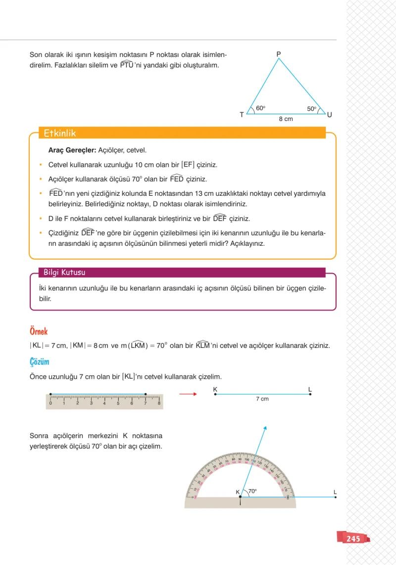 8. Sınıf Matematik Ders Kitabı Cevapları Sonuç Yayınları Sayfa 245
