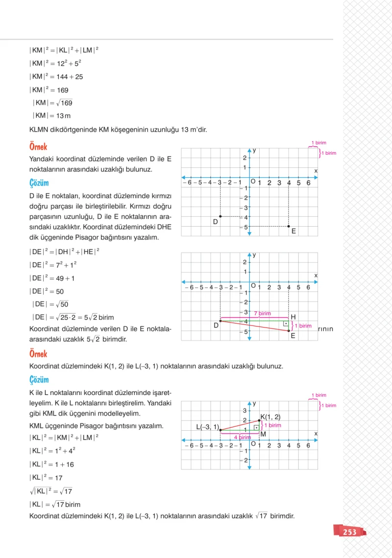 8. Sınıf Matematik Ders Kitabı Cevapları Sonuç Yayınları Sayfa 253