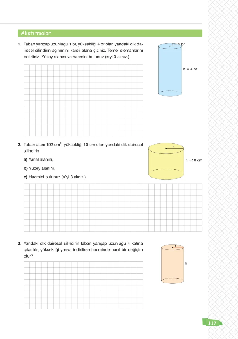 8. Sınıf Matematik Ders Kitabı Cevapları Sonuç Yayınları Sayfa 317
