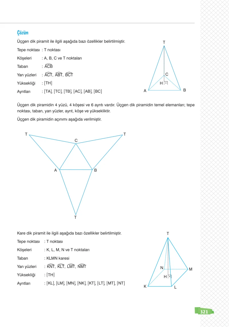 8. Sınıf Matematik Ders Kitabı Cevapları Sonuç Yayınları Sayfa 321