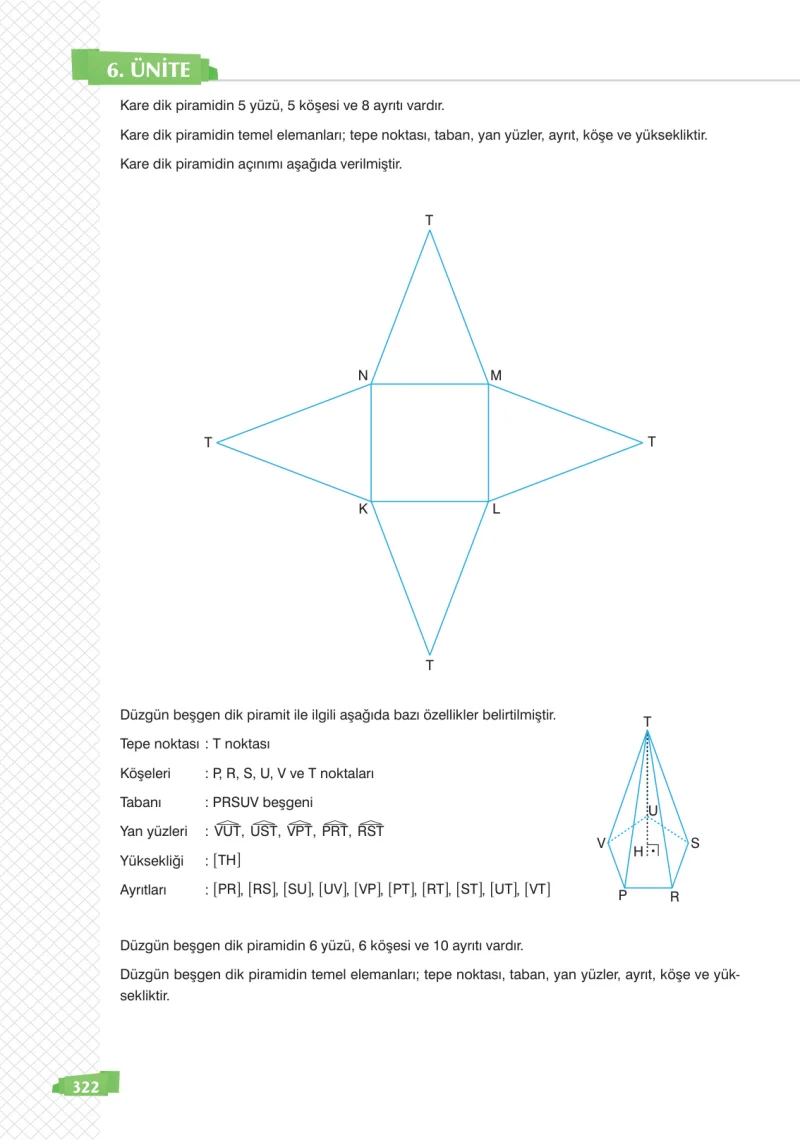 8. Sınıf Matematik Ders Kitabı Cevapları Sonuç Yayınları Sayfa 322