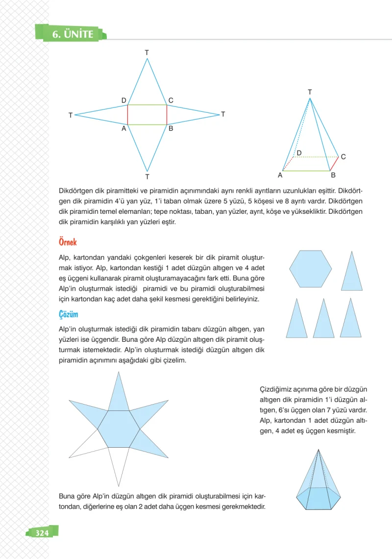8. Sınıf Matematik Ders Kitabı Cevapları Sonuç Yayınları Sayfa 324