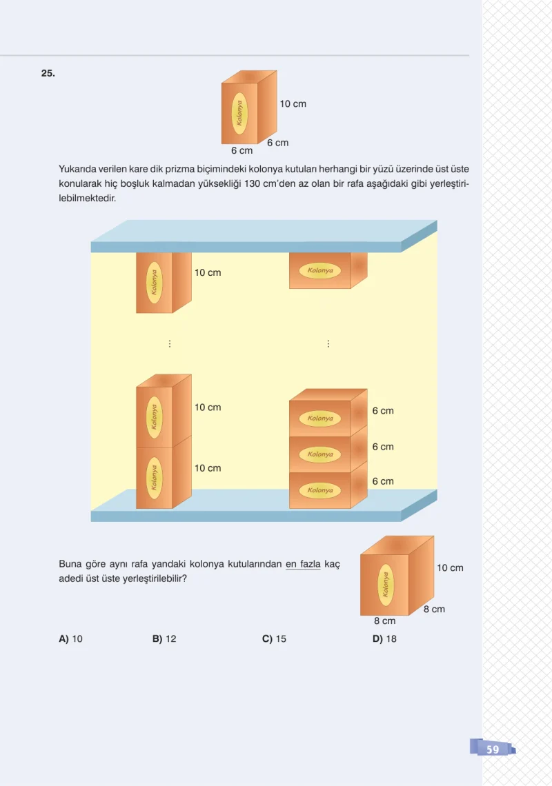 8. Sınıf Matematik Ders Kitabı Cevapları Sonuç Yayınları Sayfa 59