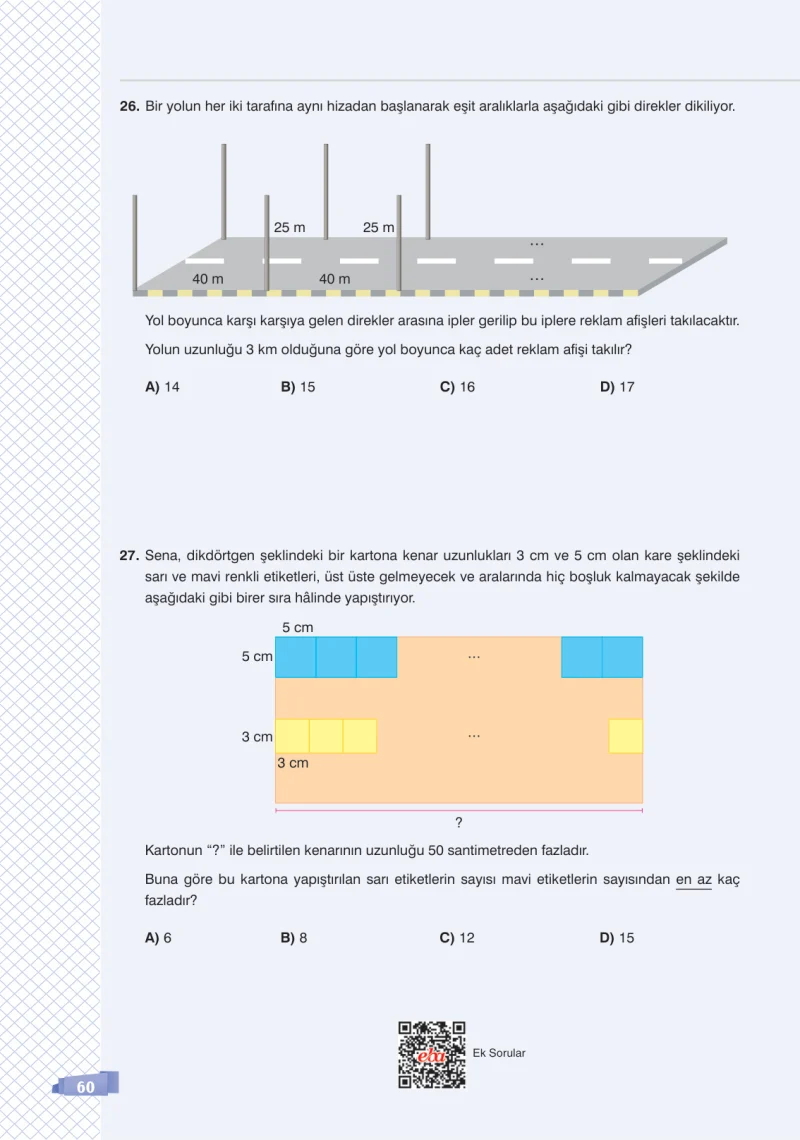 8. Sınıf Matematik Ders Kitabı Cevapları Sonuç Yayınları Sayfa 60