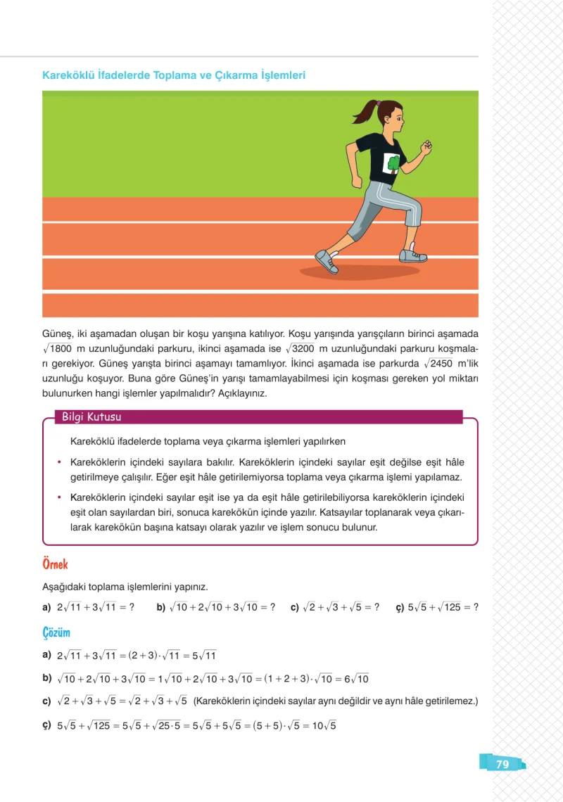 8. Sınıf Matematik Ders Kitabı Cevapları Sonuç Yayınları Sayfa 79