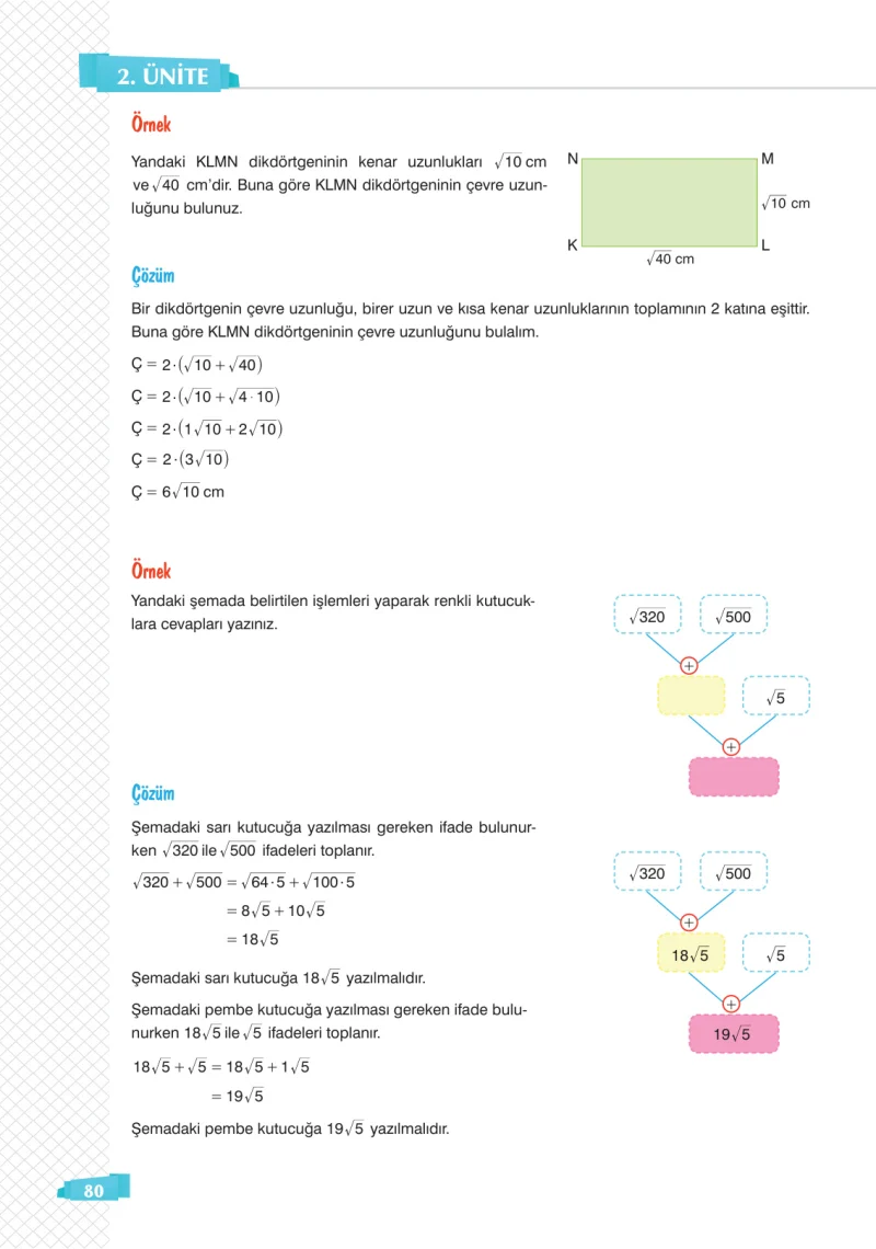 8. Sınıf Matematik Ders Kitabı Cevapları Sonuç Yayınları Sayfa 80