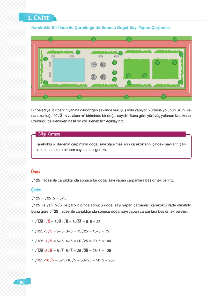 8. Sınıf Matematik Ders Kitabı Cevapları Sonuç Yayınları Sayfa 86