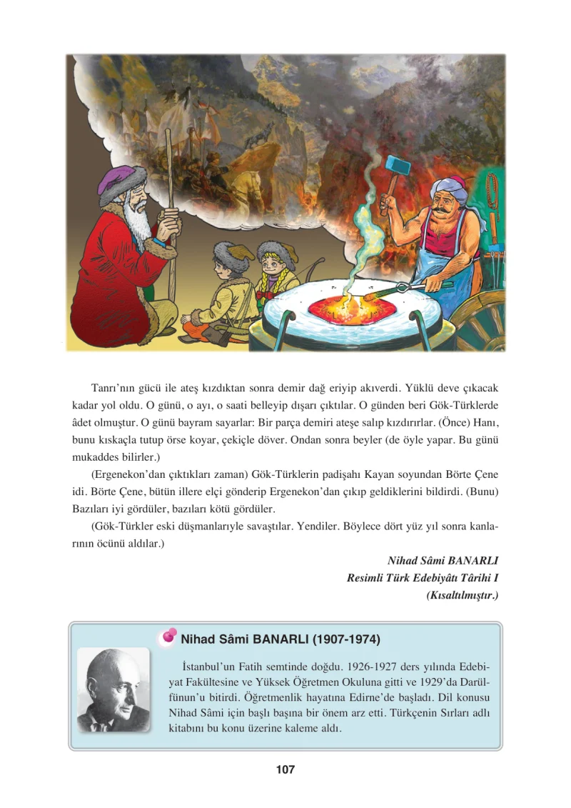 8. Sınıf Türkçe Ders Kitabı Cevapları Hecce Yayınları Sayfa 107