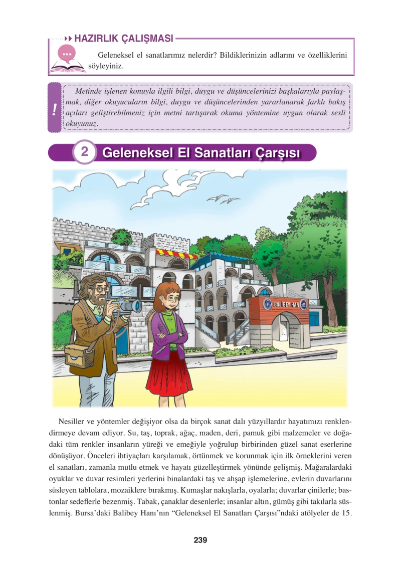 8. Sınıf Türkçe Ders Kitabı Cevapları Hecce Yayınları Sayfa 239