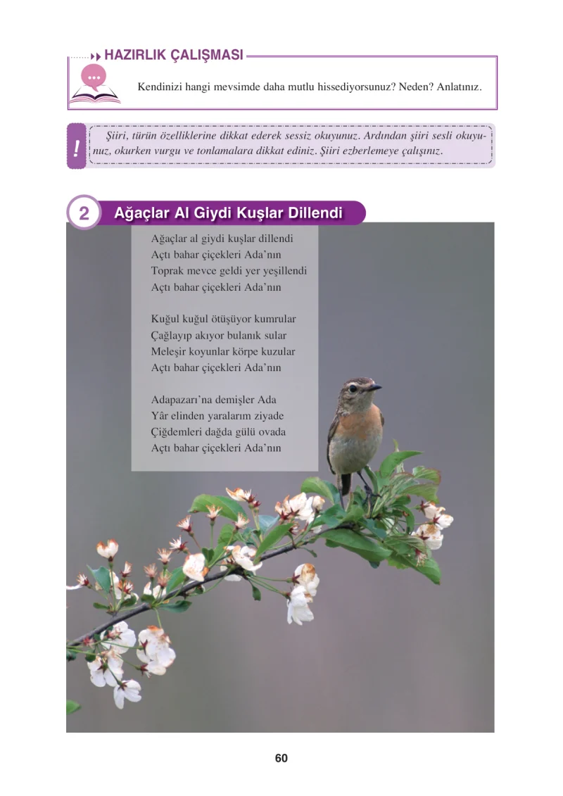 8. Sınıf Türkçe Ders Kitabı Cevapları Hecce Yayınları Sayfa 60