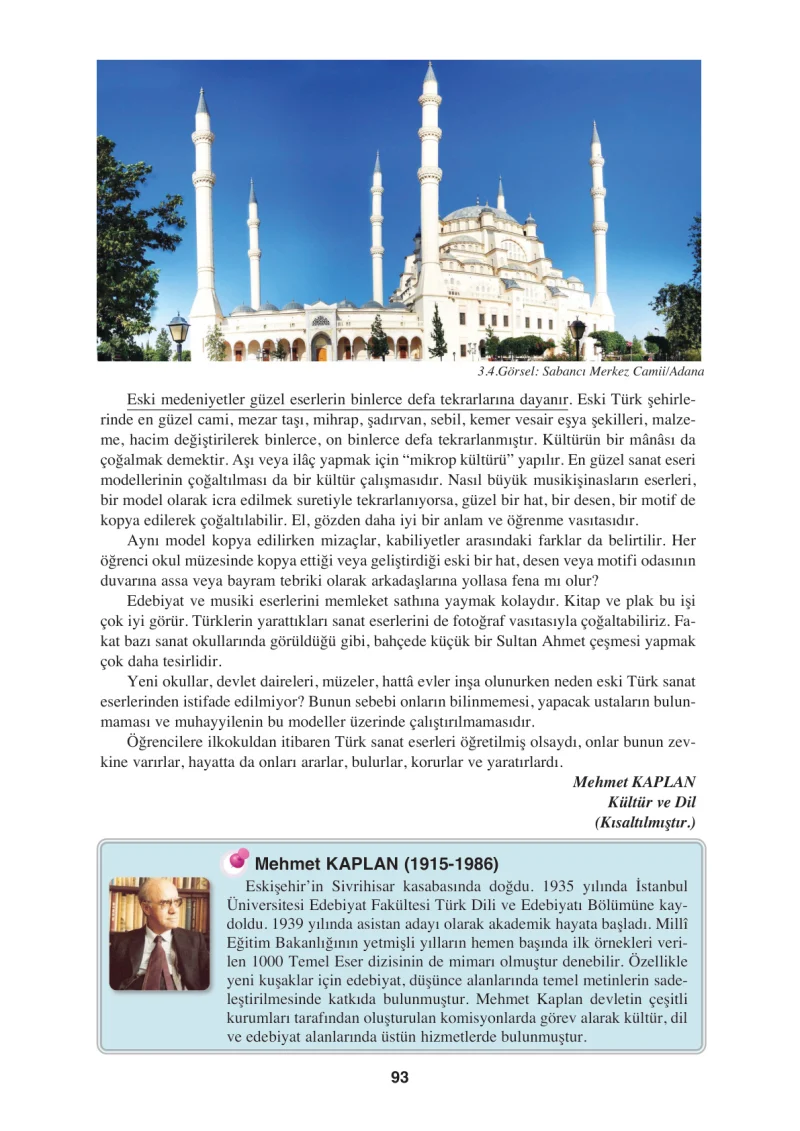 8. Sınıf Türkçe Ders Kitabı Cevapları Hecce Yayınları Sayfa 93