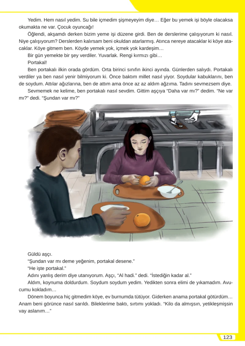 8. Sınıf Türkçe Ders Kitabı Cevapları Meb Yayınları Sayfa 123