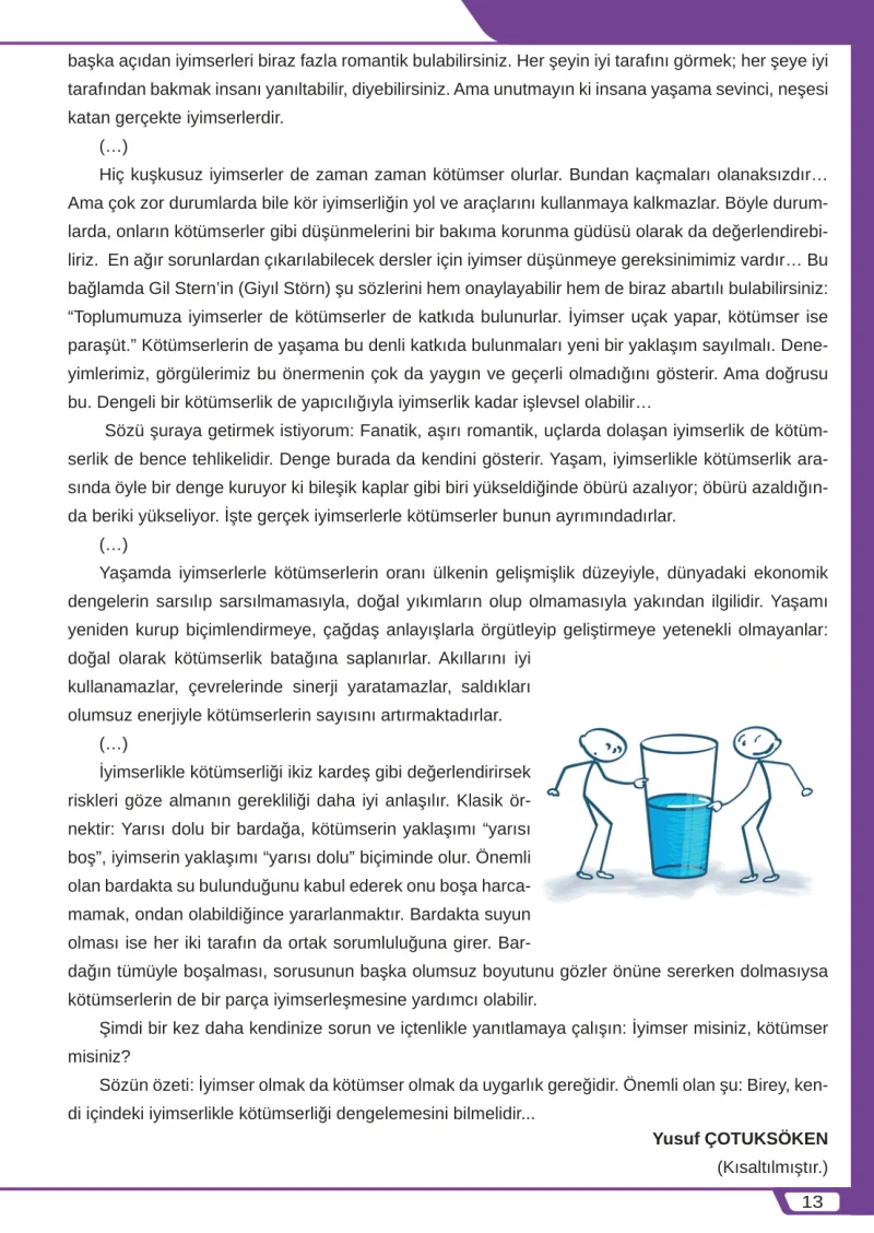 8. Sınıf Türkçe Ders Kitabı Cevapları Meb Yayınları Sayfa 13