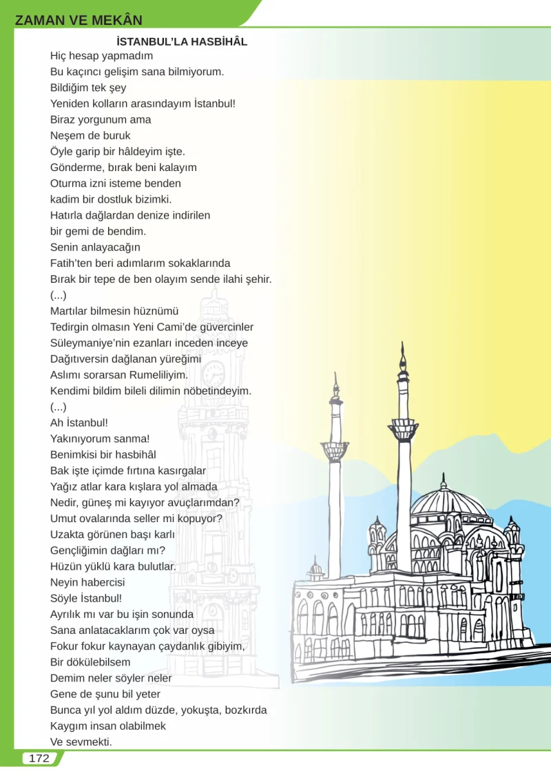8. Sınıf Türkçe Ders Kitabı Cevapları Meb Yayınları Sayfa 172