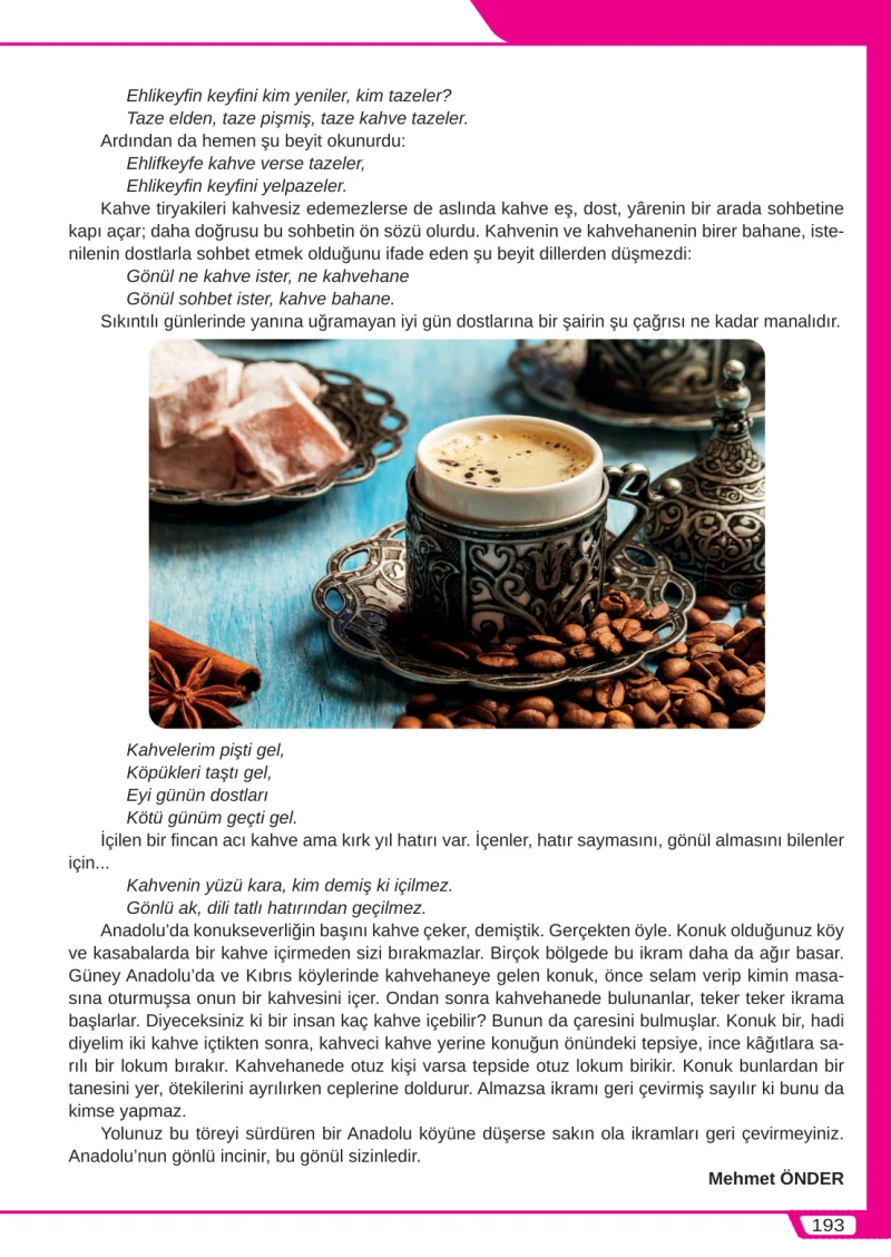 8. Sınıf Türkçe Ders Kitabı Cevapları Meb Yayınları Sayfa 193