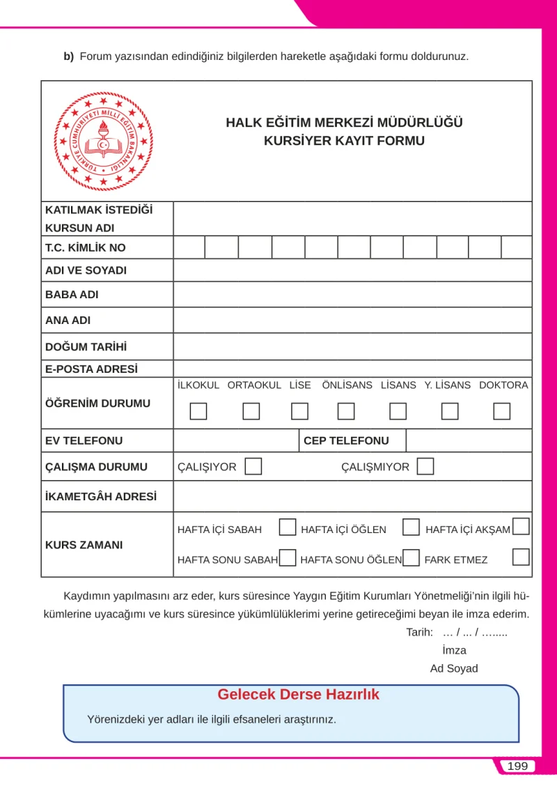 8. Sınıf Türkçe Ders Kitabı Cevapları Meb Yayınları Sayfa 199