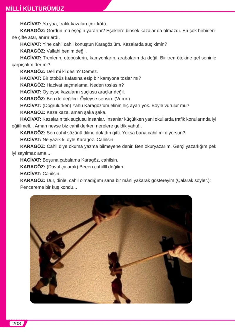 8. Sınıf Türkçe Ders Kitabı Cevapları Meb Yayınları Sayfa 208