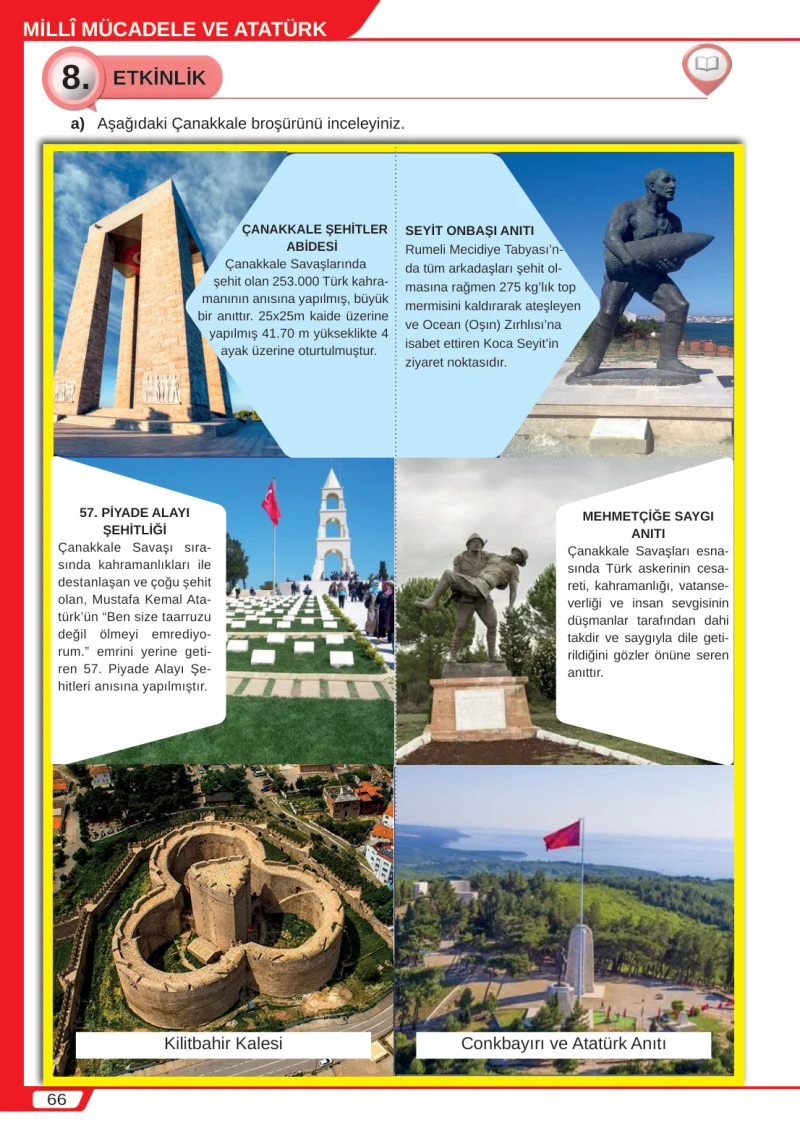 8. Sınıf Türkçe Ders Kitabı Cevapları Meb Yayınları Sayfa 66